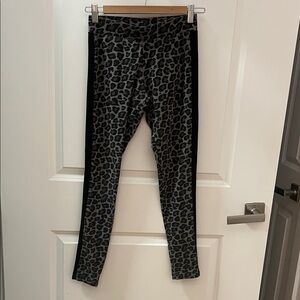 Puma Gray Leopard Print Leggings